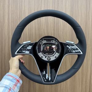 พวงมาลัยรถยนต์สำหรับเมอร์เซเดส-เบนซ์ เมย์บัค W167 W177 W190 W204 W205 W206 W213 W217 W222 คลาส B C E <span class=keywords><strong>S</strong></span> G V คลาส CLS GLC GLE GLS - Product Image 1