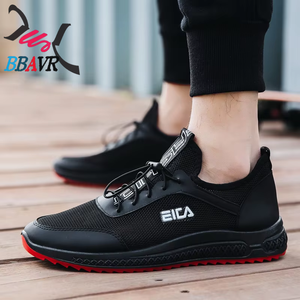 Venta al por Mayor de Zapatos Deportivos Casuales de Malla Tejida para Hombre, Zapatillas Transpirables - Product Image 5