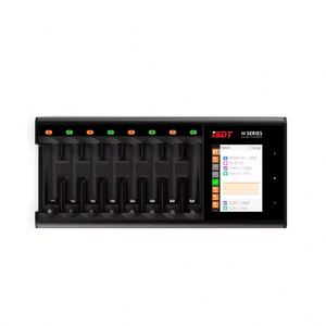 New N8 Multichannel 18W 1.5A 8 Slots LCD AA/AAA Battery Quick Balanced Charger LiIon LiHv Life NiMh Nicd <b>RC</b> Parts Glossy <b>Drone</b> - Product Image 1