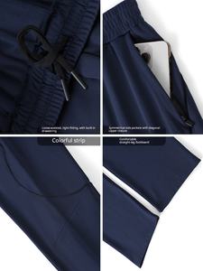 Vente <span class=keywords><strong>en</strong></span> gros – Prêt à expédier – Pantalon de sport mi-taille pour homme, séchage rapide, respirant, coupe droite, idéal pour le printemps, l'été, le fitness et la course <span class=keywords><strong>en</strong></span> extérieur - Product Image 2