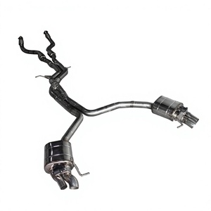 Escape de acero inoxidable Vortex con válvula intermedia para Audi RS5 4.2L V8 2012-2018, silenciador de rendimiento de aspiración natural. - Product Image 1