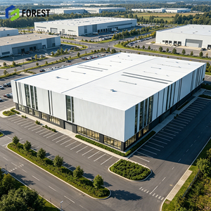 Structure d'atelier industrielle en acier galvanisé haute résistance, solution durable pour grands envergures, fournisseur fabricant - Product Image 1