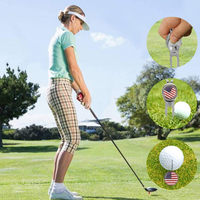 Outil de réparation de divots de golf multifonction avec brosse, nettoyeur de rainures, marqueur de balle magnétique et mousqueton – 4 couleurs