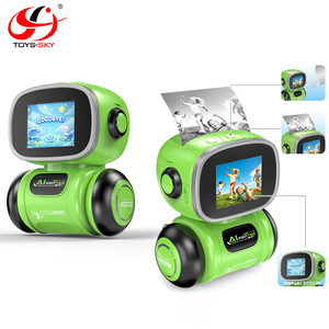 CQZNRC 2026 Nuovo Arrivo <span class=keywords><strong>Robot</strong></span> Intelligente Multifunzionale in Plastica per Stampa AI, Educativo STEM per Bambini dai 5 ai 13 Anni (Controllo Vocale) - Product Image 1