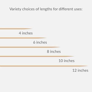Brochettes jetables en bambou de haute qualité pour barbecue, écologiques, 30cm/40cm/50cm, pour grillades de viande, outils de barbecue personnalisés, vente en gros - Product Image 2