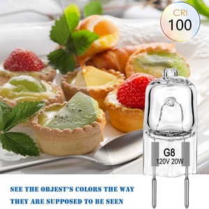 <span class=keywords><strong>Ampoule</strong></span> halogène G8 en verre transparent 120V 20W 35W 50W, blanc chaud 3000K, 2 broches, <span class=keywords><strong>pour</strong></span> éclairage intérieur et extérieur - Vente chaude - Product Image 4