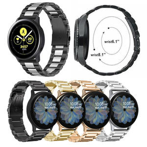 Correa de acero inoxidable de 20mm y 22mm para Samsung Galaxy Watch 7/6/5 <span class=keywords><strong>Pro</strong></span>/4/<span class=keywords><strong>Classic</strong></span> Metal Link Bracelet para <span class=keywords><strong>Huawei</strong></span> <span class=keywords><strong>GT3</strong></span> 4Pro Amazfit - Product Image 2