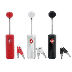 Candado Pequeño Portátil con <span class=keywords><strong>Cable</strong></span> de Acero TSA Customs <span class=keywords><strong>Lock</strong></span>, Candado de Combinación Antirrobo, Candado para Equipaje - Product Image 5