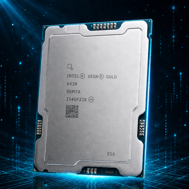 Intel Xeon Gold 6430 Processor 32 Core 64 Thread 2.1GHz 60MB LGA4677 DDR5-4400 Server CPU Enterprise Cloud Computing Processor