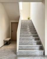 Dalles de marches d'escalier intérieures DIY avec bandes LED à détecteur de mouvement intégrées, marches en briques vitrifiées antidérapantes
