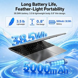 Computadora Portátil NIAKUN de 15.6 Pulgadas, 16 GB de RAM, 512 GB SSD, Windows 11 Pro, para Estudiantes - Product Image 6