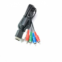 Câble composant universel RCA AV vidéo-audio de 1,8 m pour PS2/PS3, accessoires de jeu pour câble composant PS2