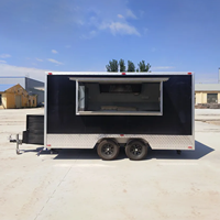 Offre Spéciale Rapport Qualité-Prix : Remorque de Restauration Mobile Grande Capacité avec Plateforme Carrée, pour Food Truck, Kiosque, Cafés et Salons de Thé