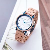 Terbaru Dirancang Grosir Jam Tangan Murah Kuarsa Movt Pergelangan Tangan Kayu Watch Kustom Cendana Putih Kayu Watch