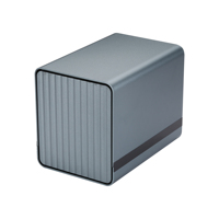 QOTOM NAS Q30291DS Prosesor 4305U Kipas 4* LAN 2.5 Gigabit, Mendukung 4 X HDD 3.5 inci + 2 X M.2 untuk SSD