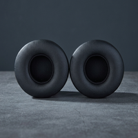 Almohadillas de Repuesto para Auriculares Beats Solo 2 3, Almohadillas de Espuma Viscoelástica con Revestimiento de Cuero Proteico, Múltiples Colores