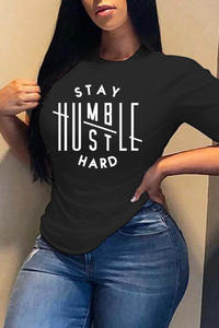 เสื้อยืดคอกลมสำหรับผู้หญิงแฟชั่นลำลองยอดนิยมฤดูร้อนเสื้อยืดผ้าฝ้าย100% นุ่มพิมพ์ลายกราฟิก - Product Image 5