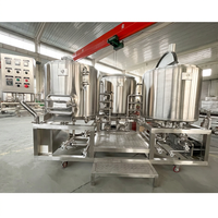Équipement de brassage commercial 200L : Système de brasserie avec chaudière de mouture et de décantation pour micro-brasserie