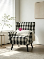 Fauteuil simple vintage américain Yicheng en gros, style français, dossier haut, fauteuil d'appoint, chaise longue de loisirs pour salon