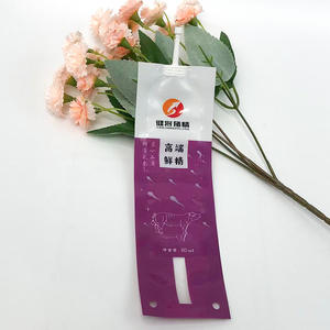 Sachet refermable thermoscellable en plastique PE 60 ml avec logo personnalisé, fonction de sécurité, pour usage alimentaire industriel et impression par gravure - Product Image 6