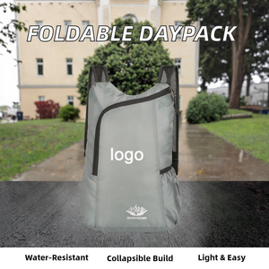 Mochila de Viaje Plegable Impermeable Ligera y Suave con Logotipo Personalizado, Mochila de Camping para Exteriores con Forro de Poliéster y Cierre de Cremallera - Product Image 2