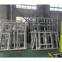 Fenêtre à battant en aluminium à double vitrage Low-E, cadre 6063, isolation phonique, certifiée Energy Star, certifiée CE, résistante aux ouragans