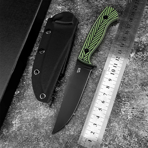 Nouveau Couteau Portable MKC <span class=keywords><strong>Triumph</strong></span> à Lame Tanto à Tranchant Brut pour la Chasse, la Survie en Extérieur, le Camping et la Pêche, avec Étui - Product Image 1