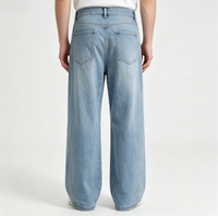 Jeans baggy tendance personnalisés pour hommes avec motifs personnalisés