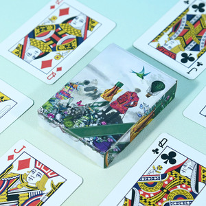 Cartes à jouer personnalisées, coins arrondis, impression de logo sur mesure pour les lieux de divertissement (chess et jeux de cartes) - Product Image 1