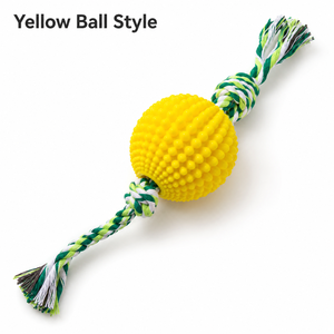 Juguetes Masticables <span class=keywords><strong>para</strong></span> <span class=keywords><strong>Perros</strong></span> de TPR <span class=keywords><strong>con</strong></span> Cuerda de Algodón <span class=keywords><strong>para</strong></span> Juego Interactivo de Tira y Afloja, Venta al Por Mayor - Product Image 3