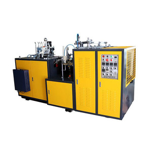 <b>Fully</b> <b>Automatic</b> PLC Controlled <b>Coffee</b> Paper Cup Making <b>Machine</b> 3-12 Oz Double-Sided PEfilm Coated High Capacity 50 Pcs/Min - Product Image 4