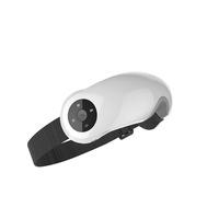 Masseur pour les yeux numérique à vibration à pression d'air Phenitech avec compresse de chaleur froide masque de soin des yeux visible avec musique
