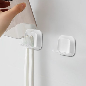 Wall-mounted <b>toothbrush</b> <b>holder</b>, bathroom mouthwash cup drainer, toilet no-drill electric <b>toothbrush</b> and water cup storage rack - Product Image 1