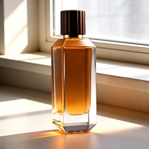 Delicado y lujoso frasco de perfume cuadrado alto de 100 ml, con atomizador y tapa, de diseño de alta calidad. - Product Image 3