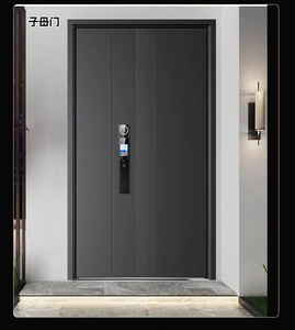 Portes <span class=keywords><strong>d</strong></span>'<span class=keywords><strong>entrée</strong></span> en aluminium de luxe aux normes européennes <span class=keywords><strong>Porte</strong></span> résidentielle de sécurité antivol pour l'extérieur Moderne pour les maisons de luxe - Product Image 2