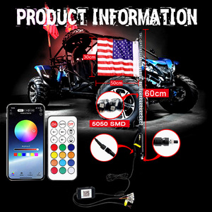 Yosovlamb مصباح سديد جديد ليد RGB جو وهم حلزوني للبلوتوث جهاز تحكم عن بعد لمدينة الغولف - Product Image 4