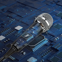 Microphone de studio filaire à condensateur pour ordinateur, jeux et diffusion, avec trépied inclus