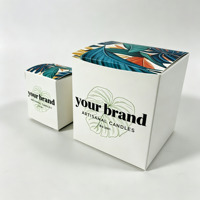 Boîtes à bougies en papier personnalisées, vides, pour bougies parfumées d'aromathérapie, emballages pour cadeaux, fêtes, mariages et décoration de la maison
