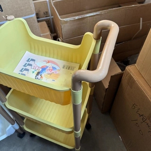 3段式ローリング収納カート、特厚プラスチックオーガナイザー、キッチン、家庭、日常使用に多目的 - Product Image 5
