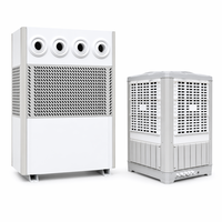 Enfriador de Agua por Aire de 20 a 55 kW, Refrigeración Híbrida, CE ISO UL HVAC, para Fábrica, Almacén, Sala de Exposiciones