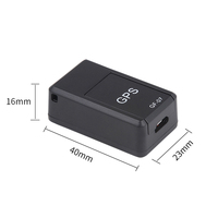 Mini traceur GPS sans fil GSM/GPRS LBS AGPS pour voiture, enregistrement en temps réel, carte SD, magnétique, anti-perte, fixation tableau de bord, Beidou 1