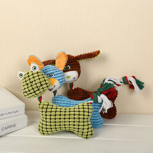 Giocattoli interattivi per cani e animali da masticare <span class=keywords><strong>Pet</strong></span> <span class=keywords><strong>Pet</strong></span> <span class=keywords><strong>Pet</strong></span> <span class=keywords><strong>Pet</strong></span> durevole eco-friendly PP cotone peluche rana coniglio Design cartone animato gioco quotidiano Opp Bag - Product Image 5