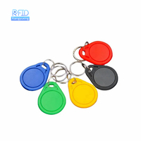 13.56mhz rfid porte-clés étiquette NFC ISO14443A réécriture UID 13.56mhz porte-clés pour porte de porte