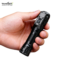 Tank007 WK1 180 °   Lampe torche rotative à double lumière, 160h, 250m, rechargeable, magnétique, EDC, 1400LM, haute puissance
