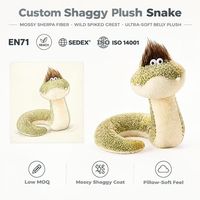 Porte-clés en peluche Serpent Vert Personnalisé, Pendentif de Sac Ours en Peluche Mignon de Dessin Animé, Cadeau de Fêtes, Décoration d'Intérieur, OEM ODM, Faible MOQ