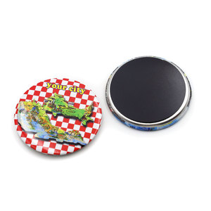 Offre Spéciale attractions touristiques populaires Rectangle 80*53 plaque d'étain aimant autocollant métal londres allemagne <span class=keywords><strong>Paris</strong></span> étain réfrigérateur aimant - Product Image 3