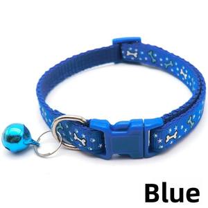 Collier de chien en nylon imprimé léopard pour petit animal de compagnie enduit de plastique coloré petite cloche en polyester durable pour chats - Product Image 4