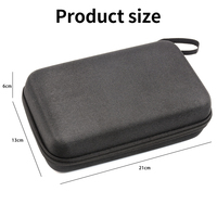 Meilleures ventes : Étui organisateur électronique personnalisé 21*13*6EVA avec poches en filet, boîte de rangement de voyage antichoc pour câbles et chargeurs