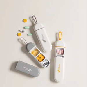 Portable facile à transporter <span class=keywords><strong>matin</strong></span> <span class=keywords><strong>midi</strong></span> <span class=keywords><strong>et</strong></span> <span class=keywords><strong>soir</strong></span> trois repas Mini petite taille voyage en plastique boîte à pilules organisateur pilule étuis de rangement - Product Image 1