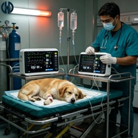 Praktischer Voll-Touch Veterinärmonitor mit Austauschbarem Lithium-Akku für Nutztiere wie Schweine, Kühe und Schafe